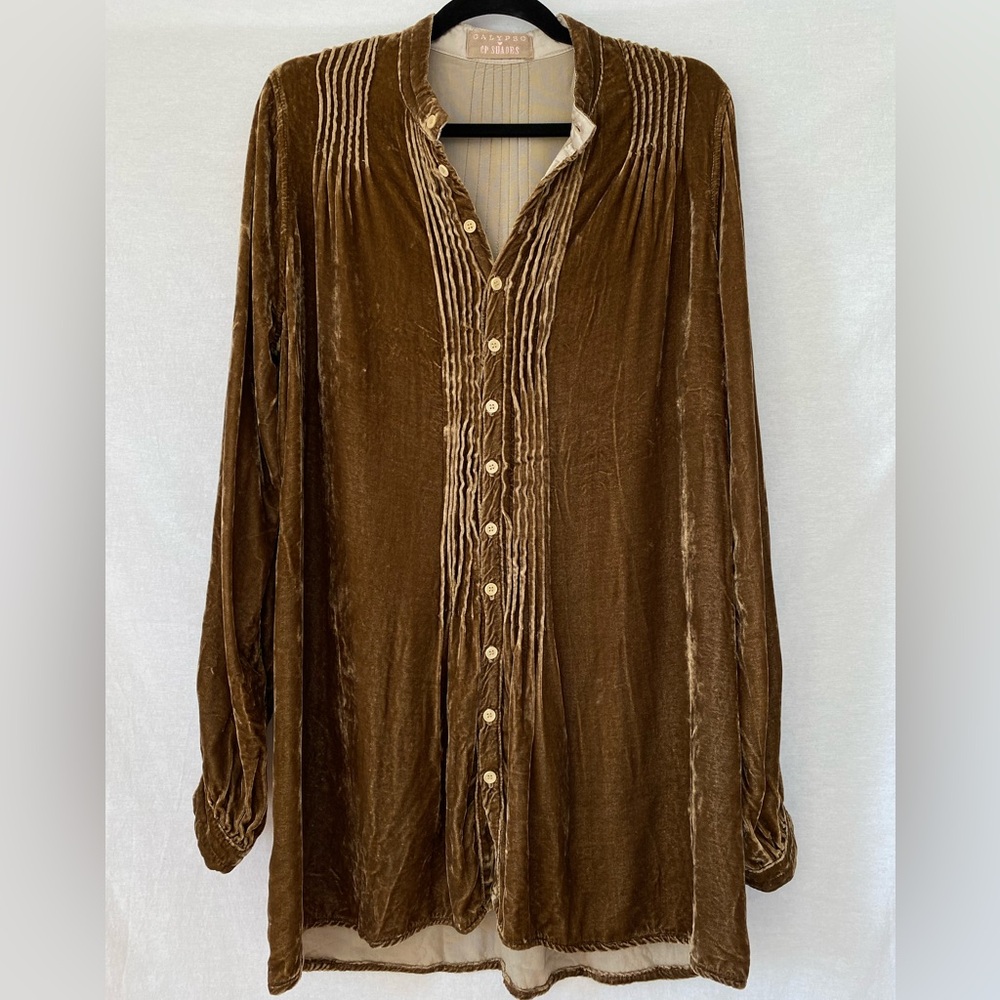 CP Shades Velvet Tunic Top